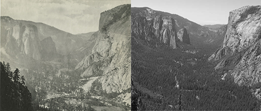 Yosemite from 1866 to 20090