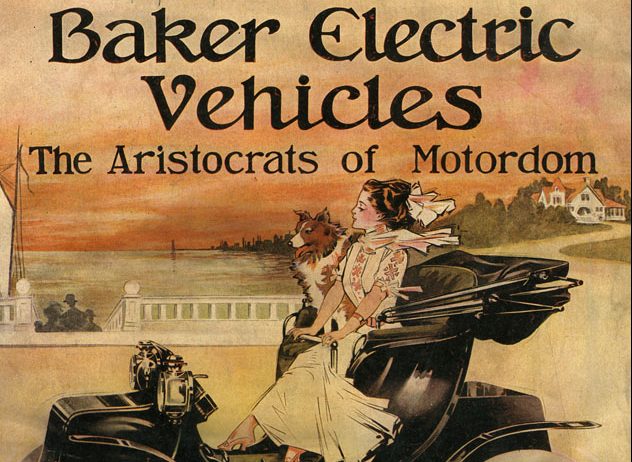 Ad for Baker Electric vehicles